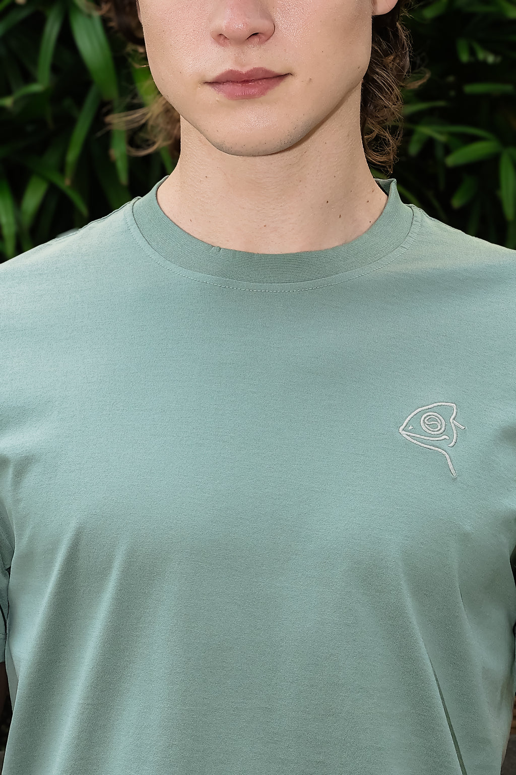 SAKES Daily Teal Mercerised Cotton Tshirt