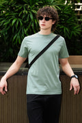 SAKES Daily Teal Mercerised Cotton Tshirt