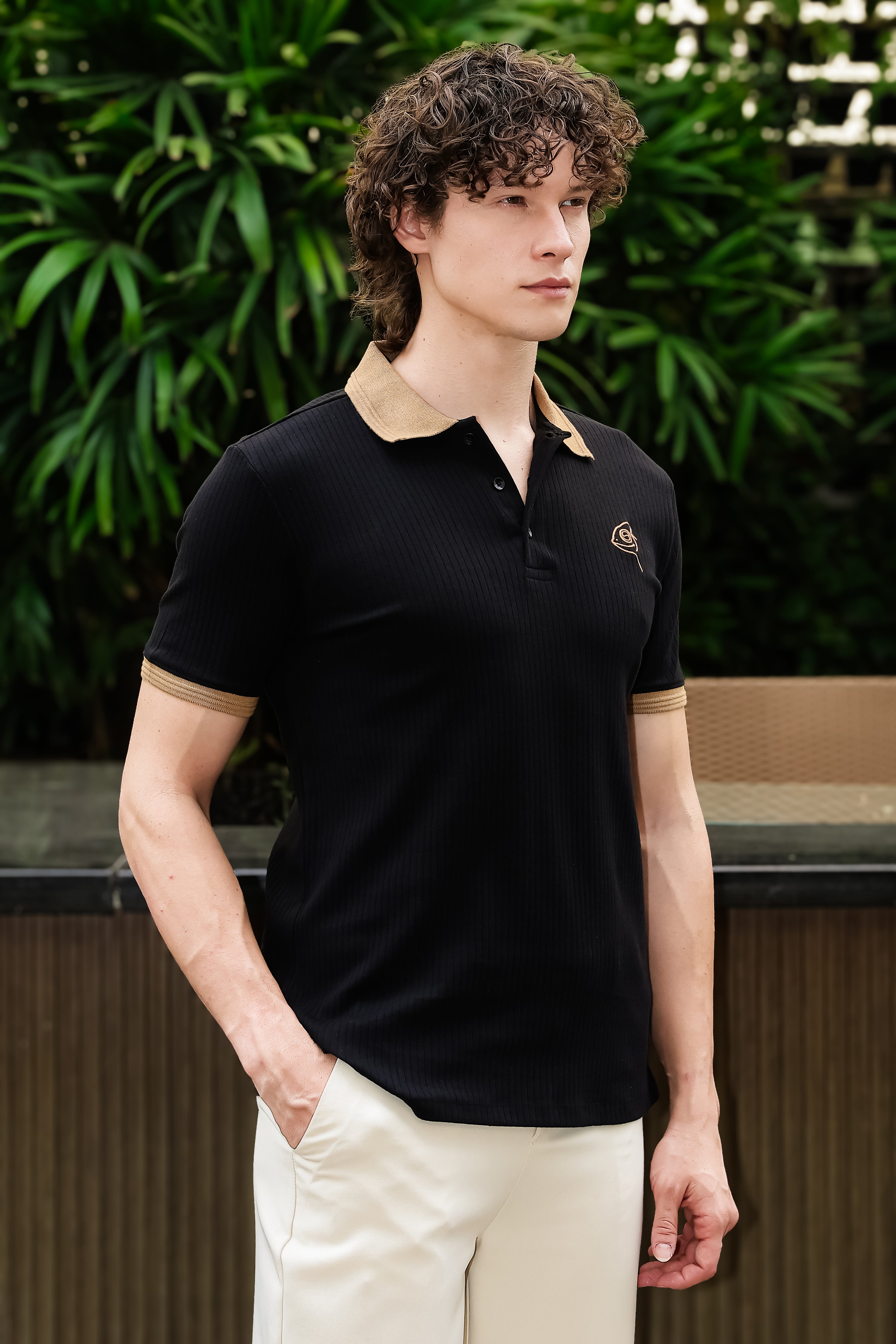 SAKES Old Money Black Polo