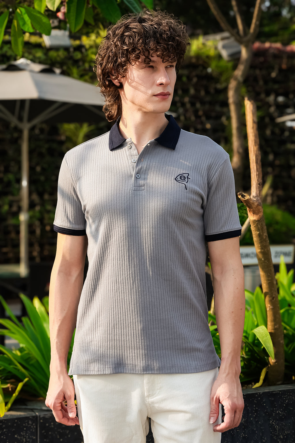 SAKES Old Money Ash Grey Polo