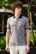 SAKES Old Money Ash Grey Polo