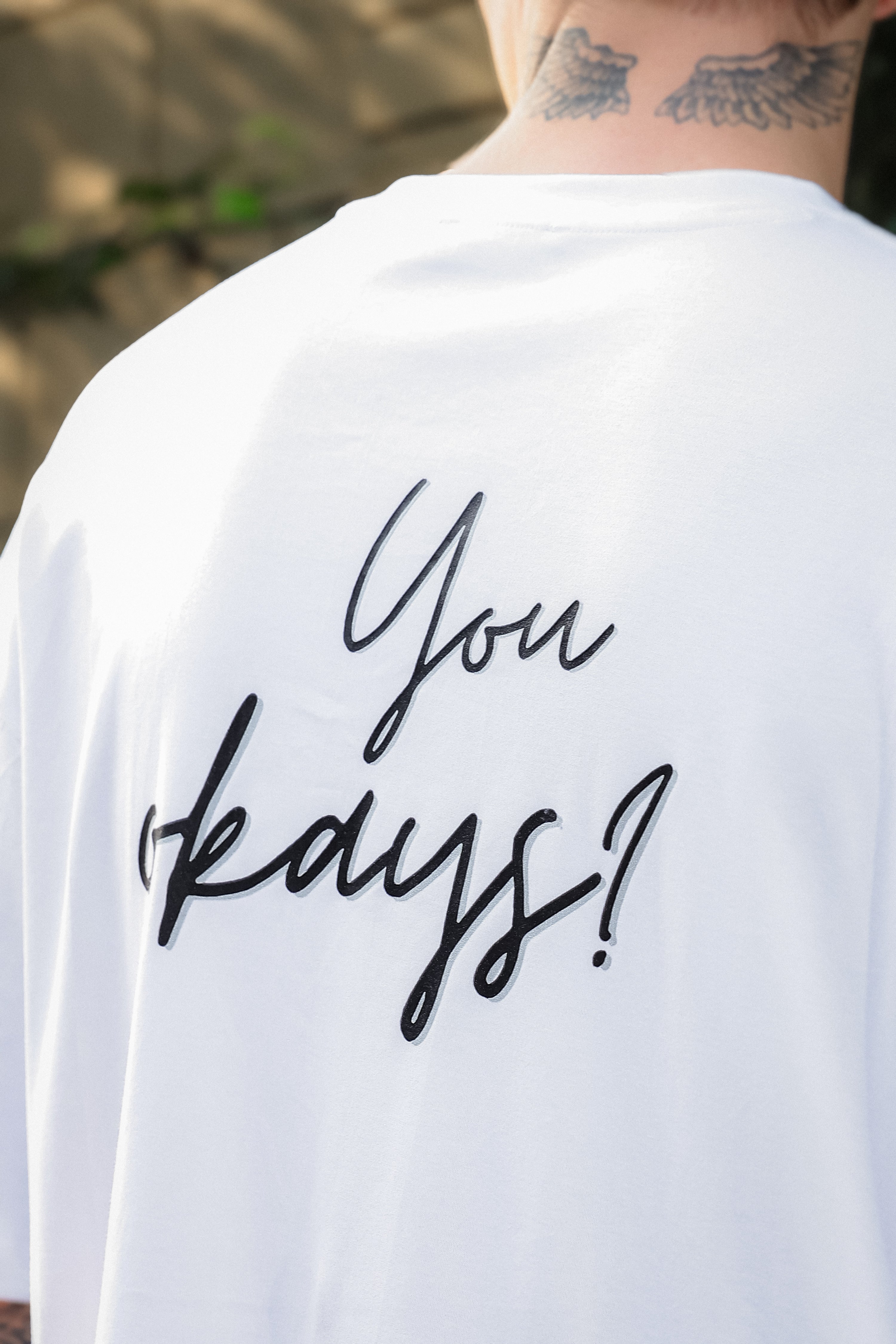 Chameleon Shift White Oversized Tshirt