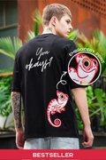 Chameleon Shift Black Oversized Tshirt